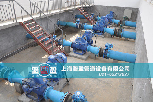 陕西省延安市吴起县双法兰限位伸缩器的使用